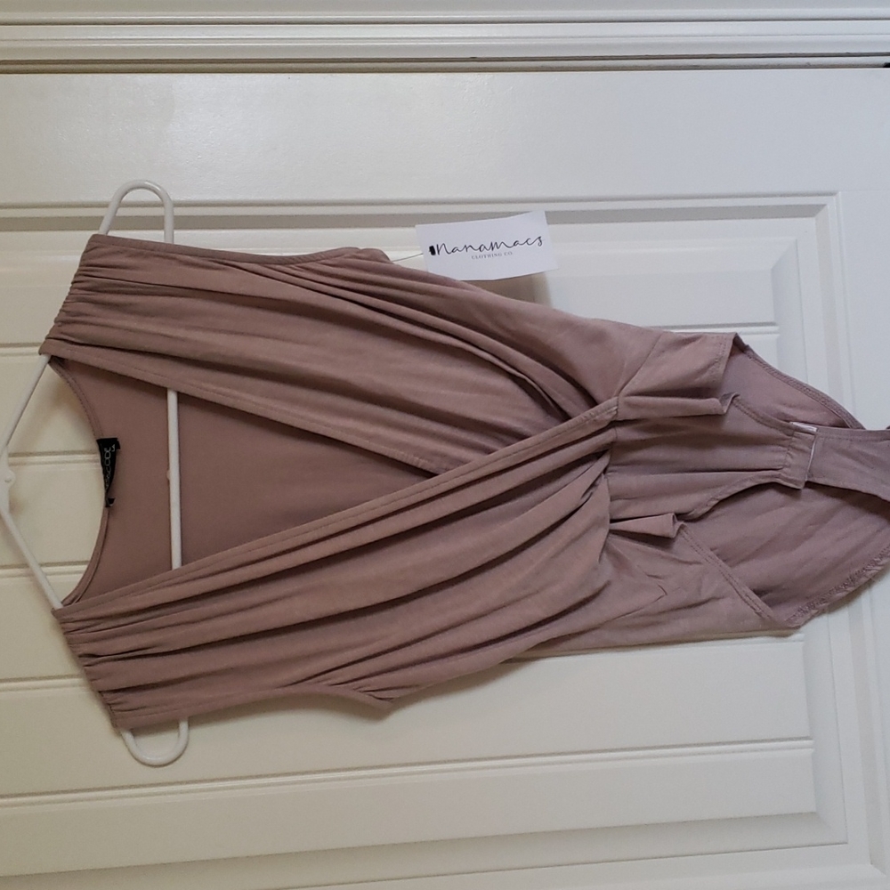 Medium khaki bodysuit